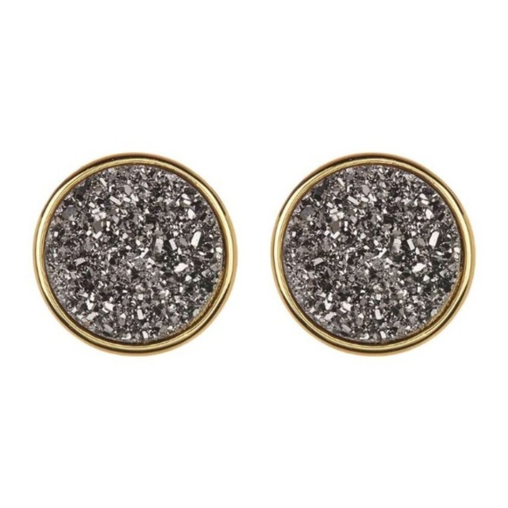 GORJANA |Astoria Druzy Large Stud Earrings NWOT